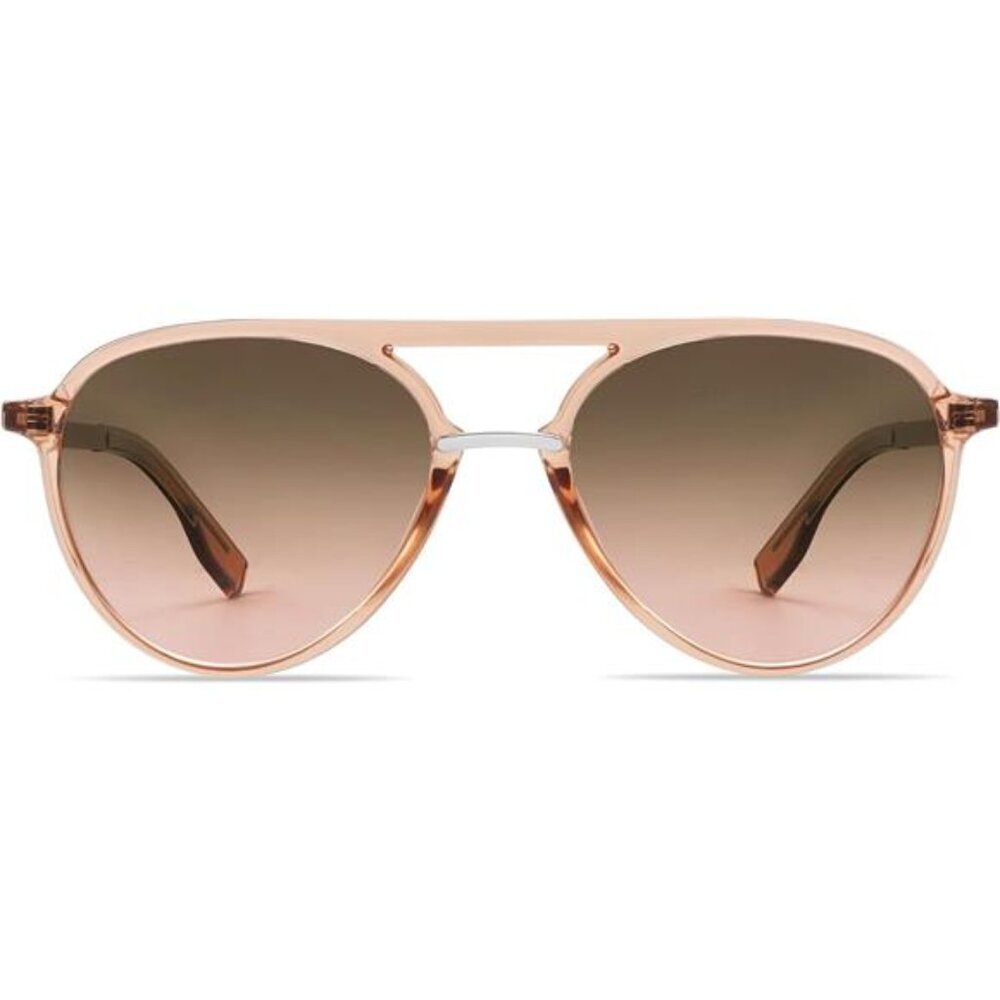 Retro Aviator Polarized Sunglasses For Women Men Double Bridge Ladies